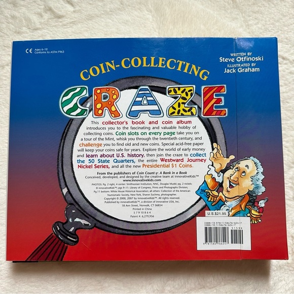 Coin Collecting For Kids Book With Slots To Collect Over 150 Coins - Picture 3 of 7